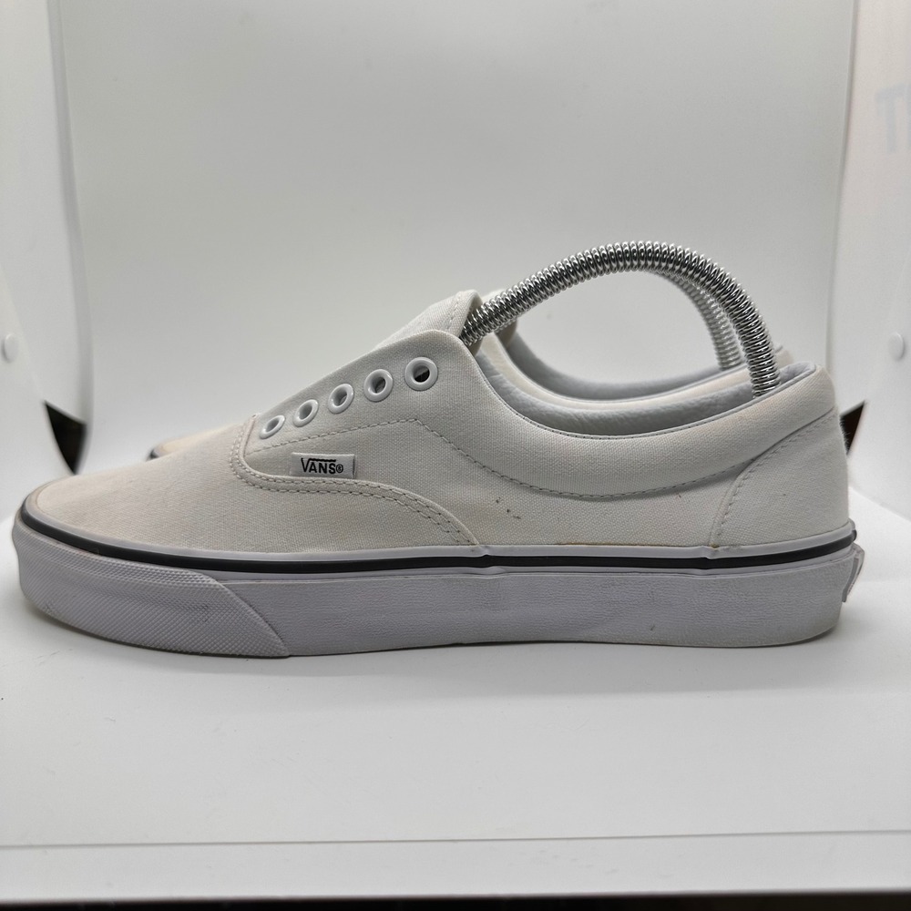 Vans Era Canvas Sneakers Off White Gum Sole Skate Shoes Casual Beach 8.5M 10W - Picture 2 of 9